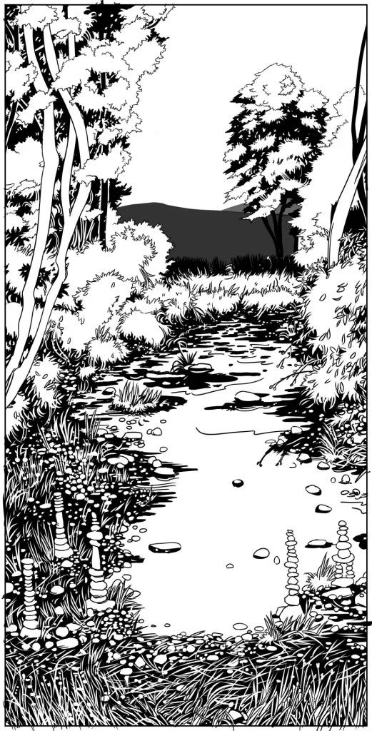 만화 웹툰 배경 수작업 그리기에 관한 생각